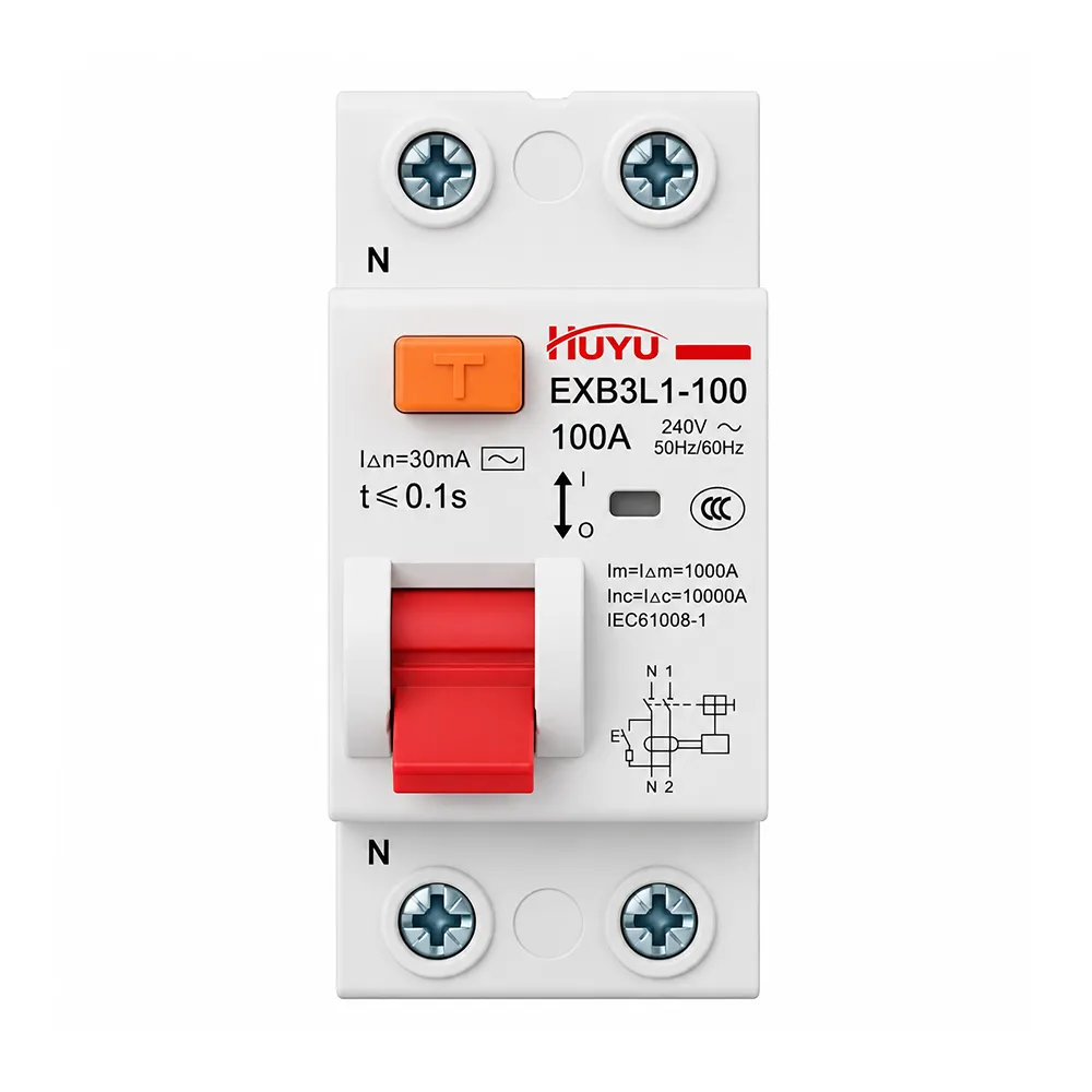EXB3L1 100 RCCB – 100A 30mA 100mA 300mA,2P/4P,Type AC/A
